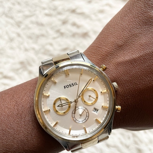 FOSSIL | Ansel Two-Tone Stainless Steel Watch - Picture 9 of 11